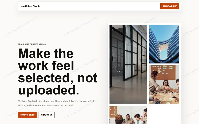 Creative Studio 官網質感示範